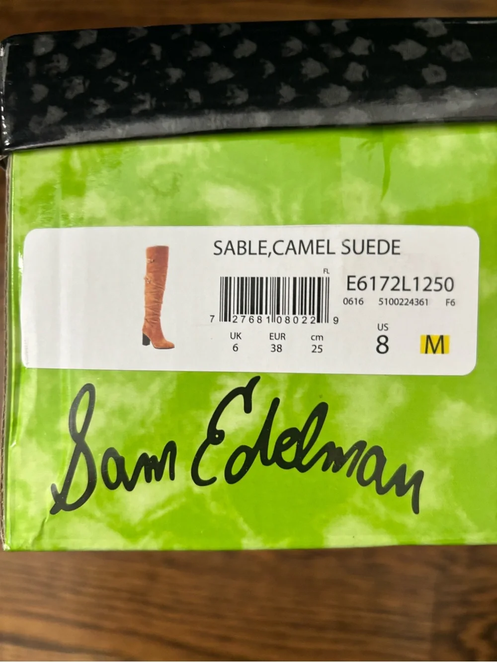 Sam Edelman Sable Over-the-Knee Boots in Camel Suede